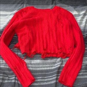 Cropped sweater